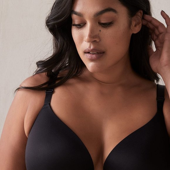 Size 40C Deese "Temptress" black plunge bra - Picture 3 of 15